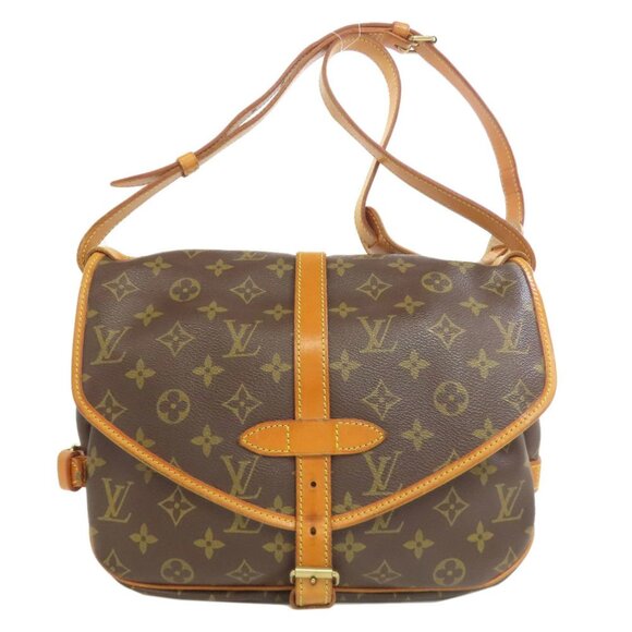 LOUIS VUITTON Authentic Brown Monogram Canvas Shoulder Bag - Picture 1 of 16